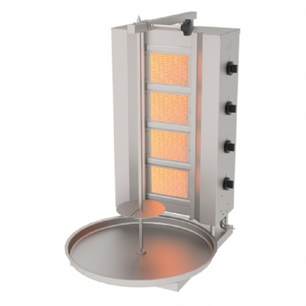 Döner ocağı, 4 radyanlı,sabit pişirme,