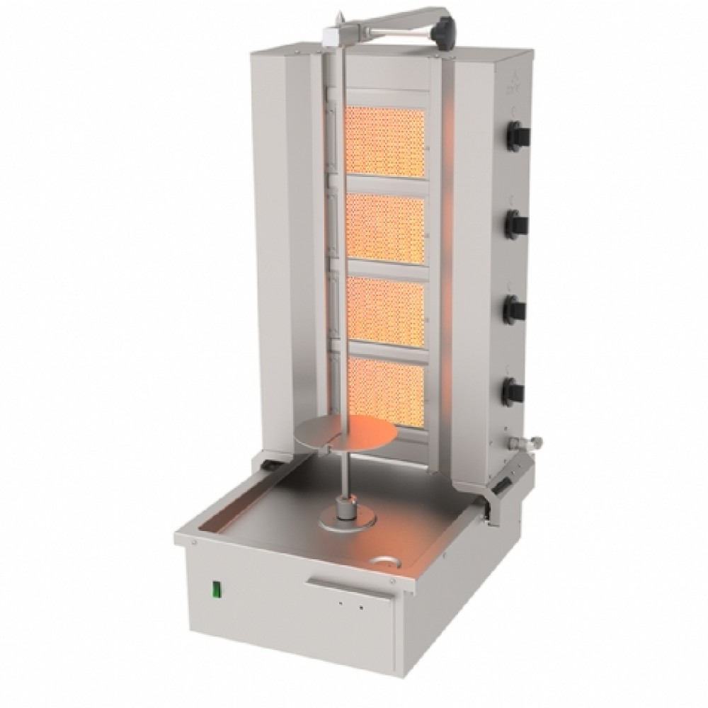 Döner ocağı,4 radyanlı,alttan motorlu,gazlı döner ocağı,