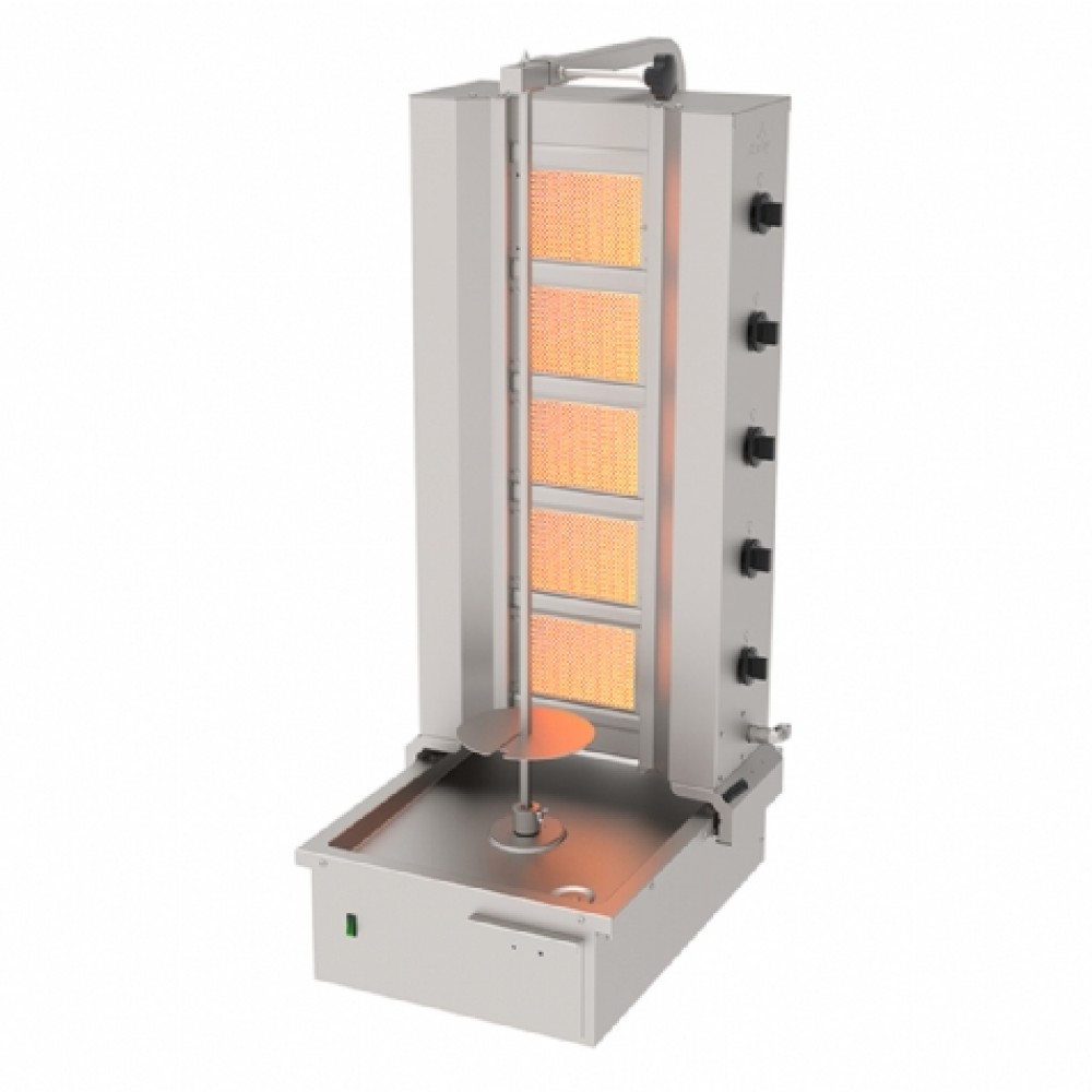 Döner Ocağı , 5 Radyanlı,Alttan Motorlu,Hareketli,Gazlı,