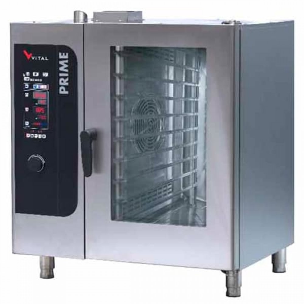 Konveksiyonlu Fırın, 20 tepsili Elektrikli Buharlı fırın, 2/1 - 20xGN 1/1,PRIME 102 E,