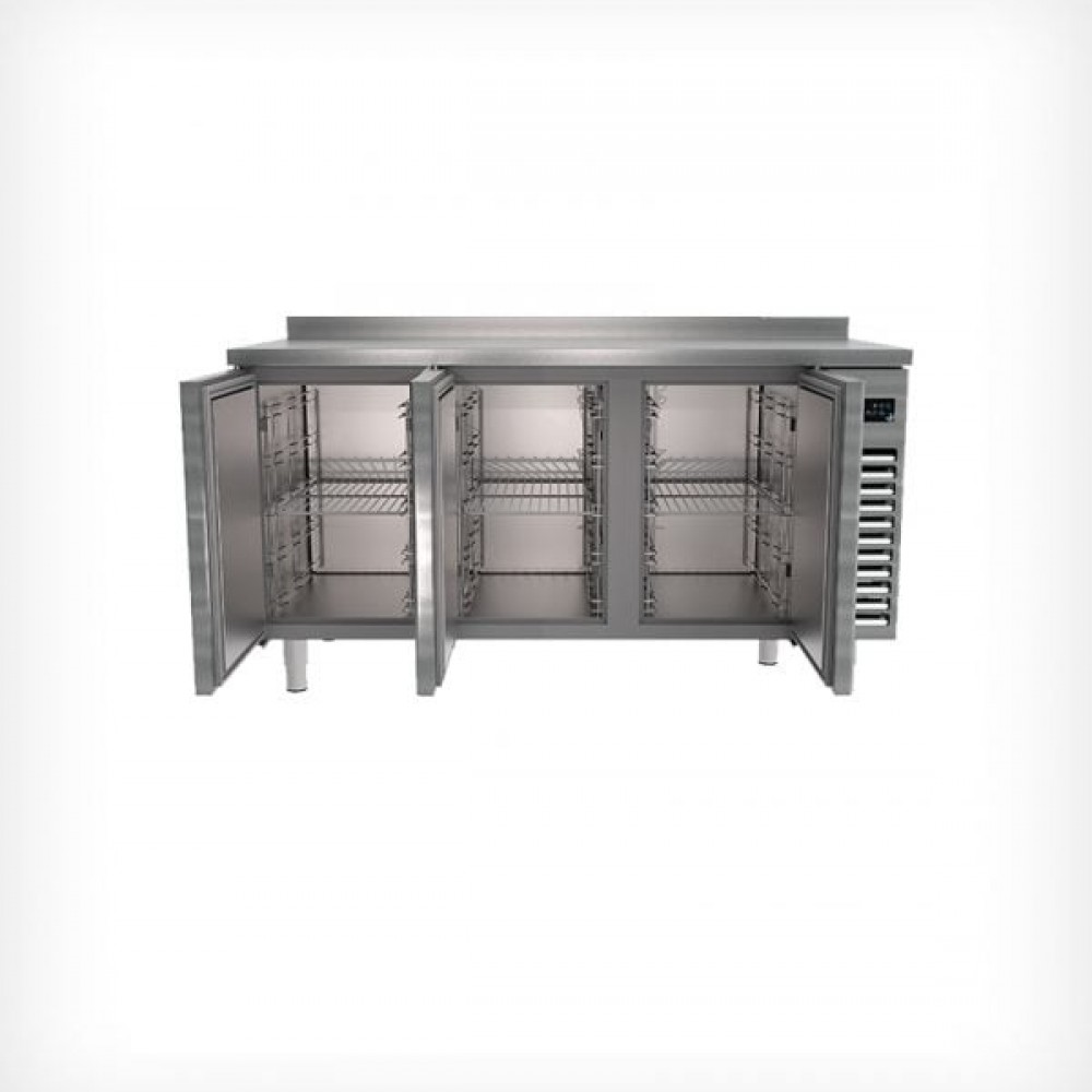 Tezgah Tip Kısa Buzdolabı 3 Kapılı,Porta Bianco ,Dar motor gruplu buzdolabı,