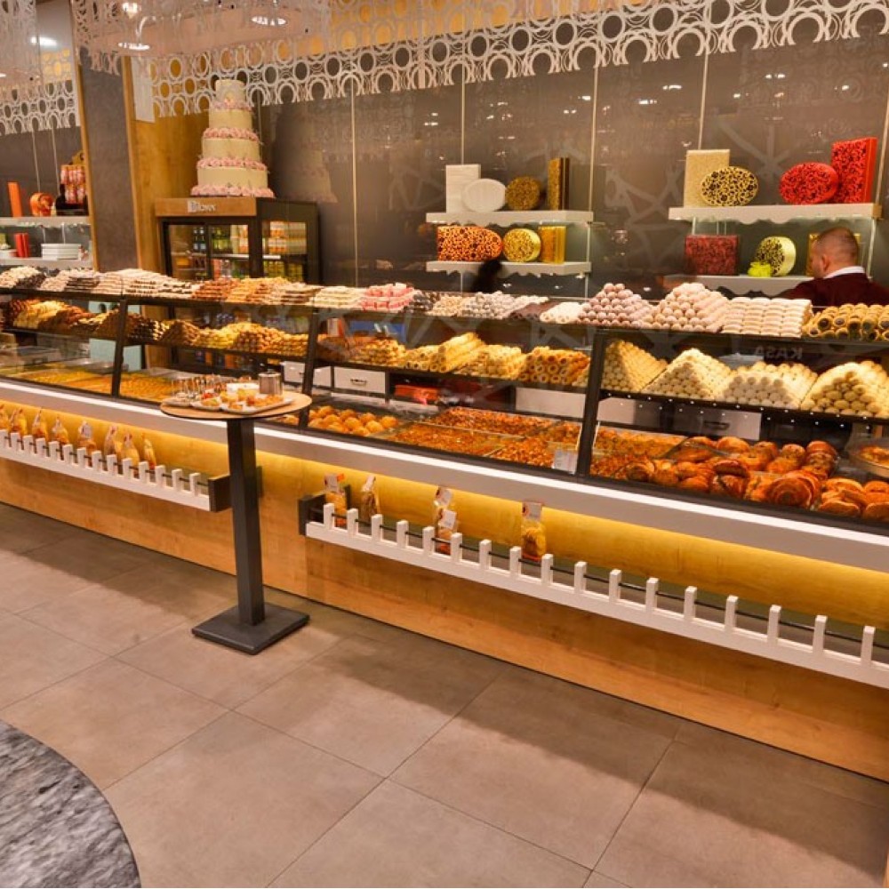 Baklava kuru pasta teşhir dolabı