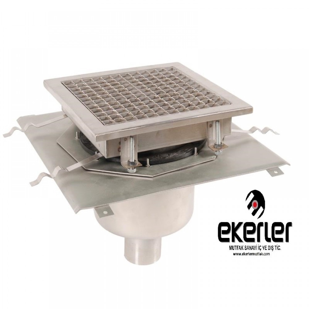 Yer süzgeci,izolasyonlu,alttan çıkışlı