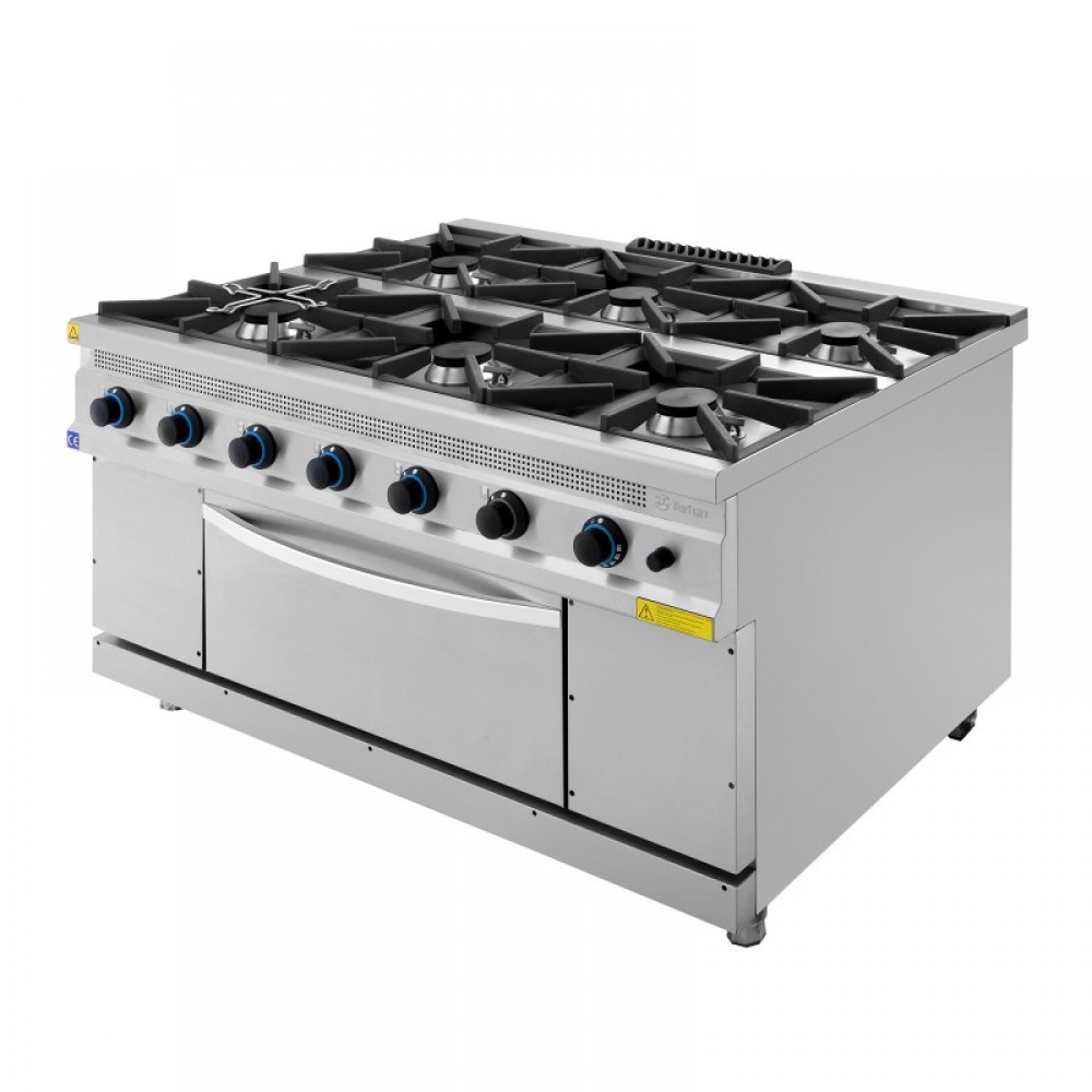 Kuzine 6 lı gazlı,6 yanışlı kuzine,