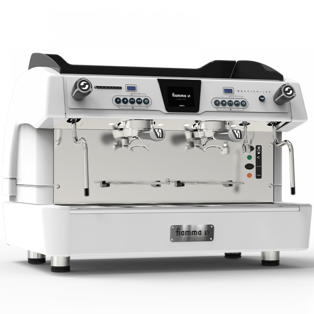 Fiamma Compass 2MB TC Espresso Kahve Makinesi, Beyaz,2 gruplu