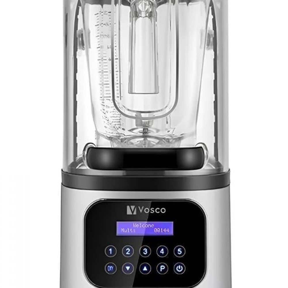 Bar Blender Vosco Pro Sessiz  Kapaklı 2 Lt Buz Kırıcılı 2200W
