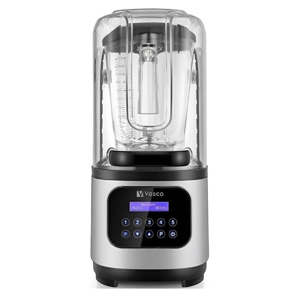 Bar Blender Vosco Pro Sessiz  Kapaklı 2 Lt Buz Kırıcılı 2200W