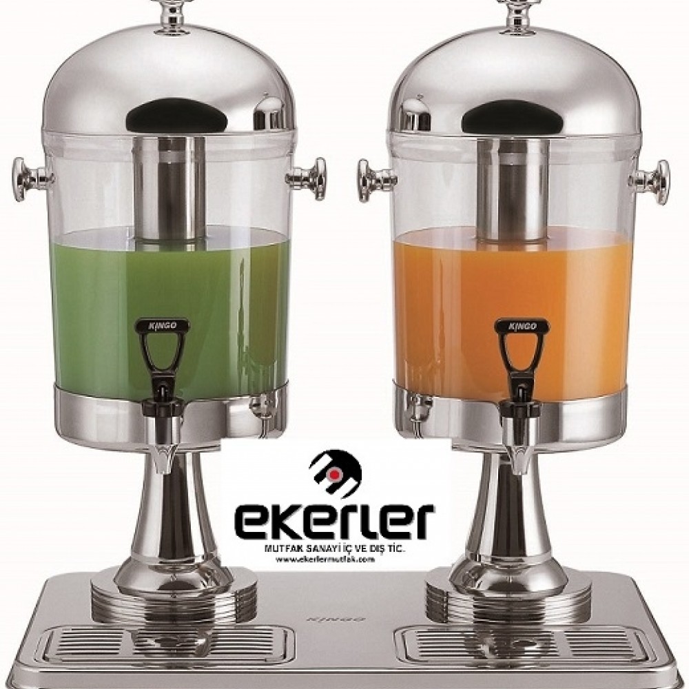 Meyve suyu dispanseri iki hazneli