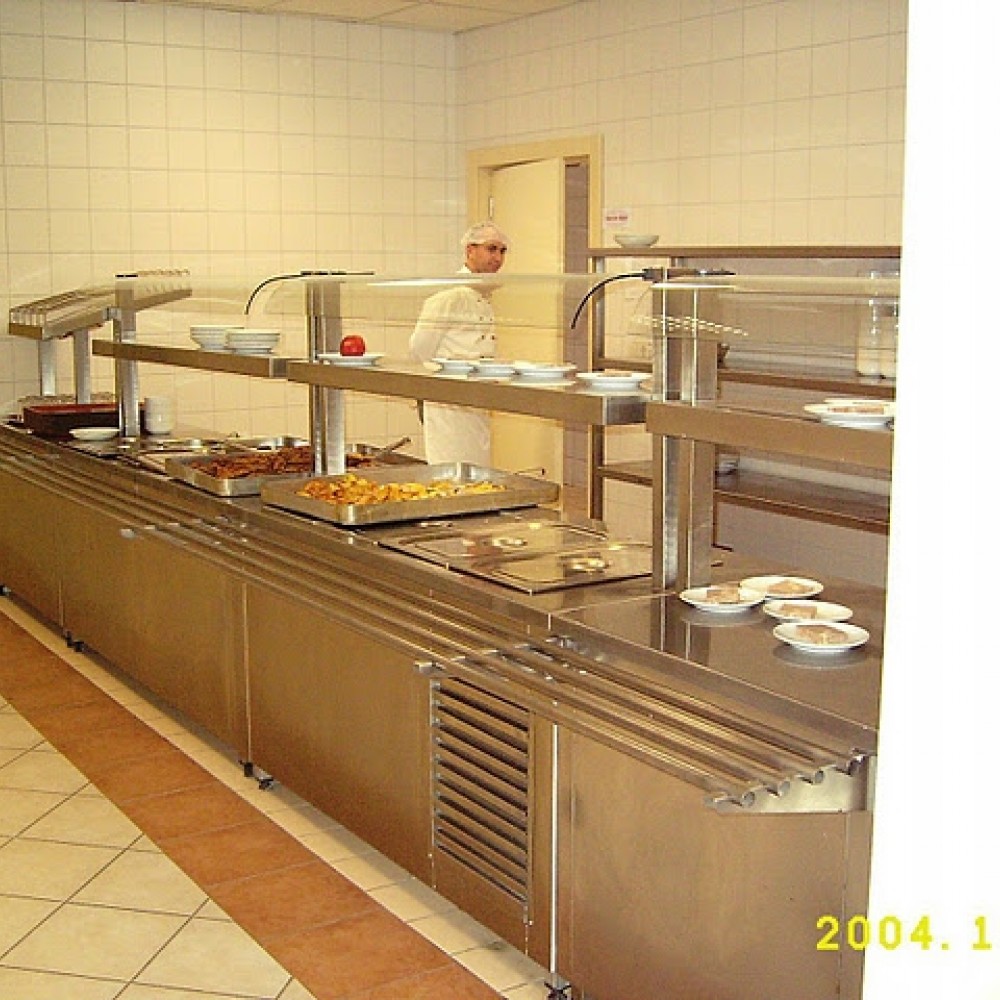 Self servis yemek reyonları personel yemekhanesi